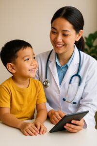 Открытие педиатрического отделения